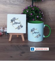 İsme Özel Doğum Günü Hediyesi Dekoratif Taş, Kupa Bardak Kırmızı Hediye (Model 13)