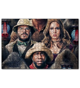 Cakapuzzle Jumanji Sonraki Seviye Film Görseli  Puzzle Yapboz MDF (Ahşap) (500 Parça)