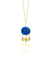 Midyat Süryani Nazar Boncuğu Gümüş Kolye - Rose Kaplama (Reyyan Kolyesi) 201020556 (Gold)