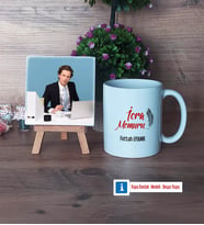 İcra Memuru Fotoğraflı Dekoratif Taş, Kupa Bardak Beyaz Hediye (Model 1)