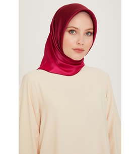 YENİ SEZON - 2024 SONBAHAR KIŞ - DJ SAF İPEK EŞARP 9212D (S)  ( SURA)- 03691 (A.Fuşya)