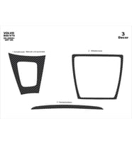 Meriç® Volvo S60 / V70 Ön Torpido Kaplama Maun 3 Parça 2005-2009 (Karbon)