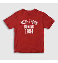 Presmono Unisex Çocuk Beyaz 1984 Mike Tyson T-Shirt 157442tt (Kırmızı)