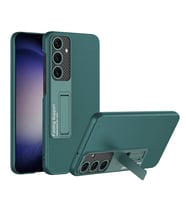Galaxy S24 Kılıf Kıpta Standlı Kılıf (Yeşil)