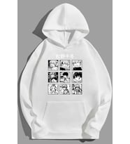 Unisex Ken Kaneki Baskılı Sweatshirt (A.Beyaz)
