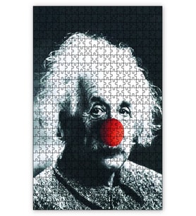 Cakapuzzle Einstein Kırmızı Burunlu Puzzle Yapboz MDF (Ahşap) (255 Parça)