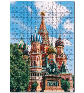 Cakapuzzle Saint Basil Katedrali Puzzle Yapboz MDF (Ahşap) (1000 Parça)