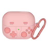 Microsonic Samsung Galaxy Buds 3 Kılıf Cartoon Figürlü Silikon Retro Gameboy Yeşil (Pembe)