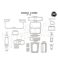 Meriç® Toyota Camry Ön Torpido Kaplama Maun 22 Parça 1997-1999 (Alüminyum)