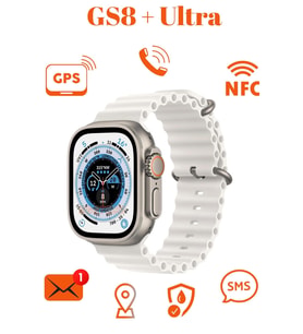 Watch 8 Ultra T10 Ultra Akıllı Saat Smart Watch 3 Tuş Aktif 2.05 inc Ekranlı (Turuncu) (Gri)