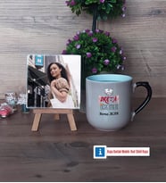 Drama Öğretmeni Fotoğraflı Dekoratif Taş, Kupa Bardak Beyaz Hediye Öğretmenler Günü Hediyesi (Model 10)