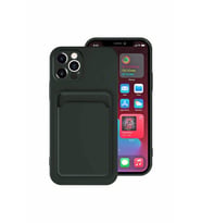 ALPERENILT iPhone 6-6s Cardy Soft Kartlık Soft Kılıf (Koyu Yeşil)