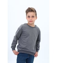 Toontoy Erkek Çocuk Baskılı Sweatshirt (Antrasit Melanj)