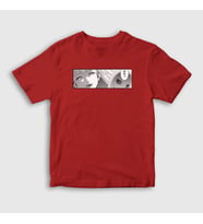 Presmono Unisex Çocuk Beyaz Kirari Anime kakegurui T-Shirt 239863tt (Kırmızı)