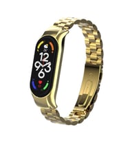 Xiaomi Mi Band 7 Kordon Klipsli Metal Kordon 04 (Gold)