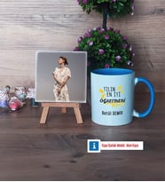 Öğretmene Hediye Fotoğraflı Dekoratif Taş, Kupa Bardak Beyaz Hediye (Model 4)