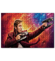 Cakapuzzle Galaksinin Koruyucular Chris Pratt Puzzle Yapboz MDF (Ahşap) (255 Parça)