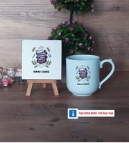 Öğretmenler Günü Hediyesi Dekoratif Taş, Kupa Bardak Kırmızı Hediye (Model 4)