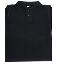 Kız Çocuk Okul Tarz %100 Pamuk T-Shirt - 5-17 Yaş AG001 ANGELOS GIRLS (Koyu Lacivert)