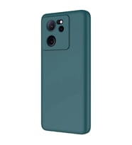 Xiaomi Mi 13T Kılıf Mara Lansman İç Yüzeyi Kadife Kılıf (Koyu Yeşil)