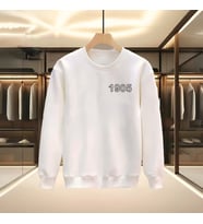 1905 BASKILI SWEATSHİRT (Beyaz)