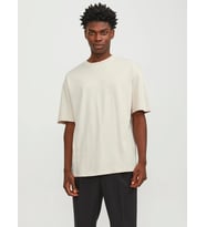 Jack&Jones Jjebradley Tee Ss Erkek T-shirt (Krem)