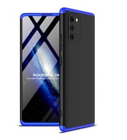 Galaxy A91 (S10 Lite) Kılıf Zore Ays Full Koruma Kılıf (Siyah-Mavi)
