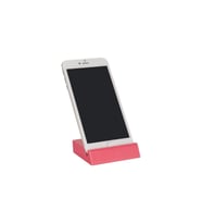Kartvizitlik ve Telefon Tutucu Masaüstü Business Card and Phone Holder Rainbow Vegan 7,7x7,7 cm (Fuşya)