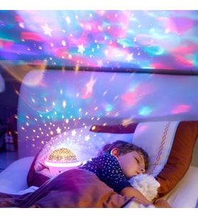 Star Master Projeksiyon Gece Lambası (Mor)