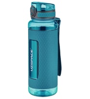 Uzspace FiftyFifty 1100ml -MEGA BÜYÜK BOY- Tritan Su Matarası Silikon Korumalı Kaydırmaz Gövde (Yeşil)
