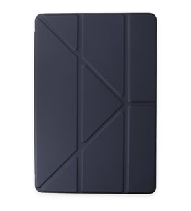 İPad 10.Nesil iPad 10.9 Uyumlu Standlı Kalemlikli Tablet Kılıfı 5 Kullanım Modu (Lacivert)