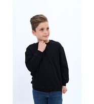 Toontoy Erkek Çocuk Baskılı Sweatshirt (Siyah)