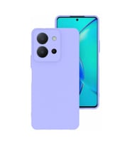 Vivo Y36 Kılıf Kamera Korumalı Silikon Rubber Arka Kapak (Lila)
