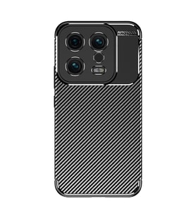 Xiaomi Mi 13 Kılıf Zore Negro Karbon Tasarım Silikon Kılıf (Siyah)
