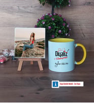 Diyaliz Hemşiresi Fotoğraflı Dekoratif Taş, Kupa Bardak Beyaz Hediye Tıp Bayramı Hediyesi Hemşireler Günü Hediyesi (Model 7)