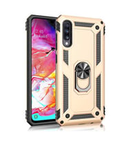 Huawei P Smart Pro 2019 Kılıf Yüzüklü Zırh Tank Vega (Gold)