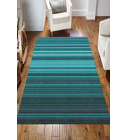 Dijital Kaymaz Taban Yıkanabilir Salon Halısı Mutfak Halısı Koridor Halısı Yolluk ND-HS-389 (Yeşil)
