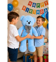 Pandamkee 80 Cm Sevgiliye Özel Hediyelik Ayı (Mavi)
