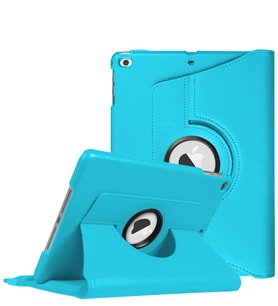 Microsonic Apple iPad 9.7 2018 (A1893-A1954) Kılıf 360 Dönerli Stand Deri (Mavi)