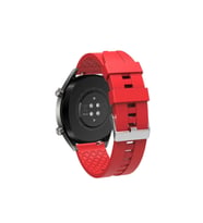 Huawei GT - GT 2 - Honor Magic Watch 2 46mm Akıllı Saat Silikon Kordon (Kırmızı)