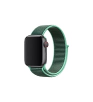BİPOWER Apple Watch 42-44 mm KRD3 Hasır Kordon (Yeşil)