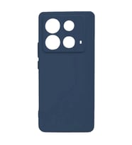 Kvy İnfinix Note 40 4G Biye Silikon Kılıf (Lacivert)