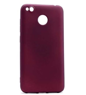 Xiaomi Redmi 4X Kılıf Soft Mat Premier Case (Mürdüm)