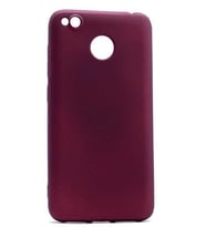 Xiaomi Redmi 4X Kılıf Soft Mat Premier Case (Mürdüm)