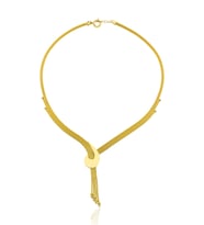 Fiyonk Kuyumculuk 14 Ayar Altın Golden Aura Kolye (Rose)