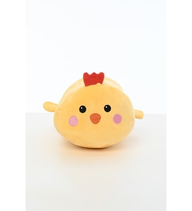Figürlü Peluş Oyuncak Yastık Yumuşak Ve Sevimli 40 Cm Rulo Peluş Oyuncak (Sarı)