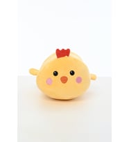 Figürlü Peluş Oyuncak Yastık Yumuşak Ve Sevimli 40 Cm Rulo Peluş Oyuncak (Sarı)