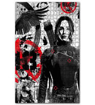 Cakapuzzle Açlık Oyunları Mockingjay 1. Bölüm Afiş Puzzle Yapboz MDF (Ahşap) (1000 Parça)