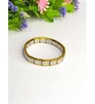 Charm Nomi Çelik Bileklik (Sarı)