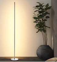 İskandinav Minimalist Led Lambader (Krom)